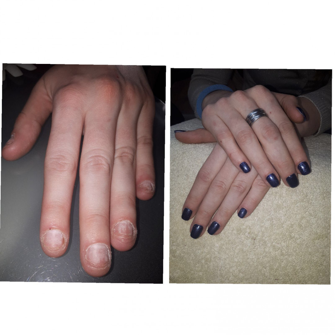 Bibi beauty centar #beograd Manikir Ojačavanje prirodnih noktiju gelom
