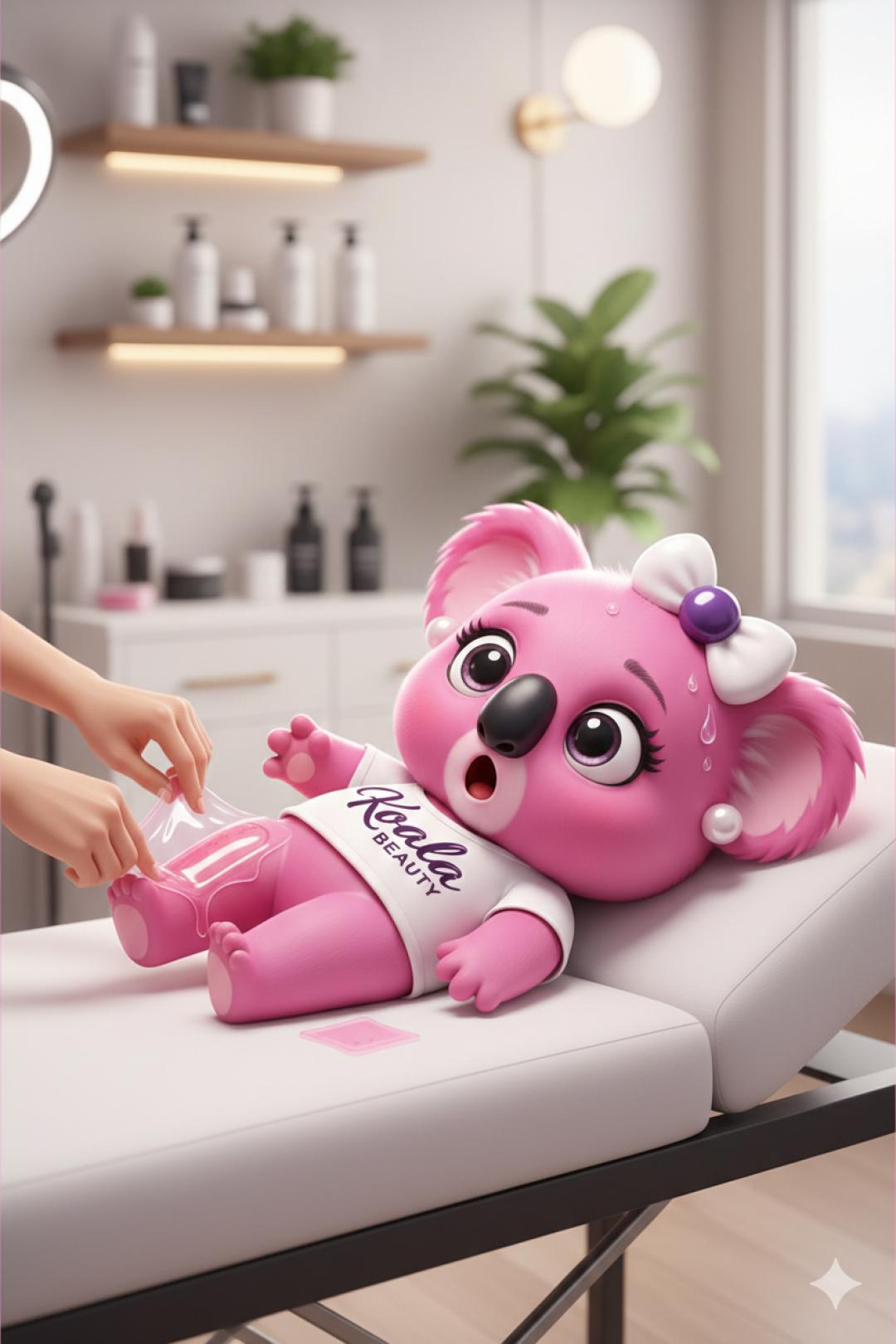 Koala beauty #novisad Depilacija nogu Depilacija pola nogu hladnim voskom - za dame