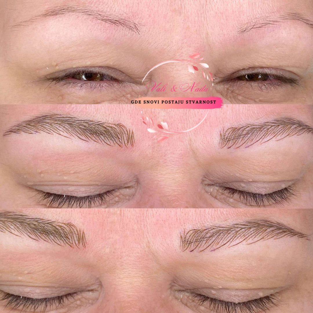 Vali&Nađa #novisad Obrve Japansko iscrtavanje obrva by PHI BOLD BROWS ARTIST