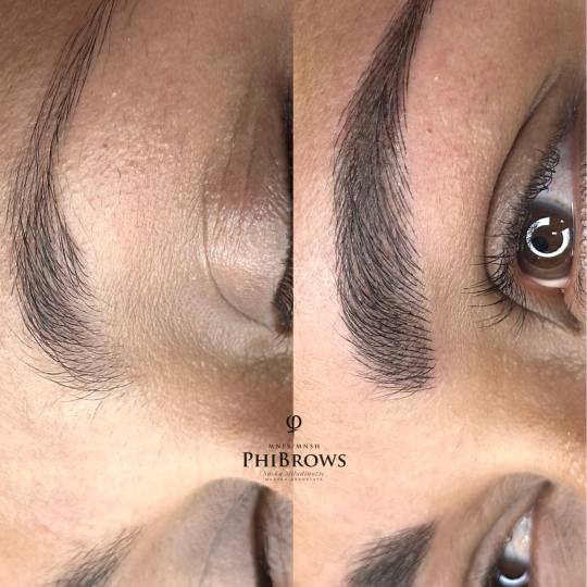 Estetic studio Ognjanović #beograd Trajna šminka Trajna šminka obrva - kombinovana tehnika