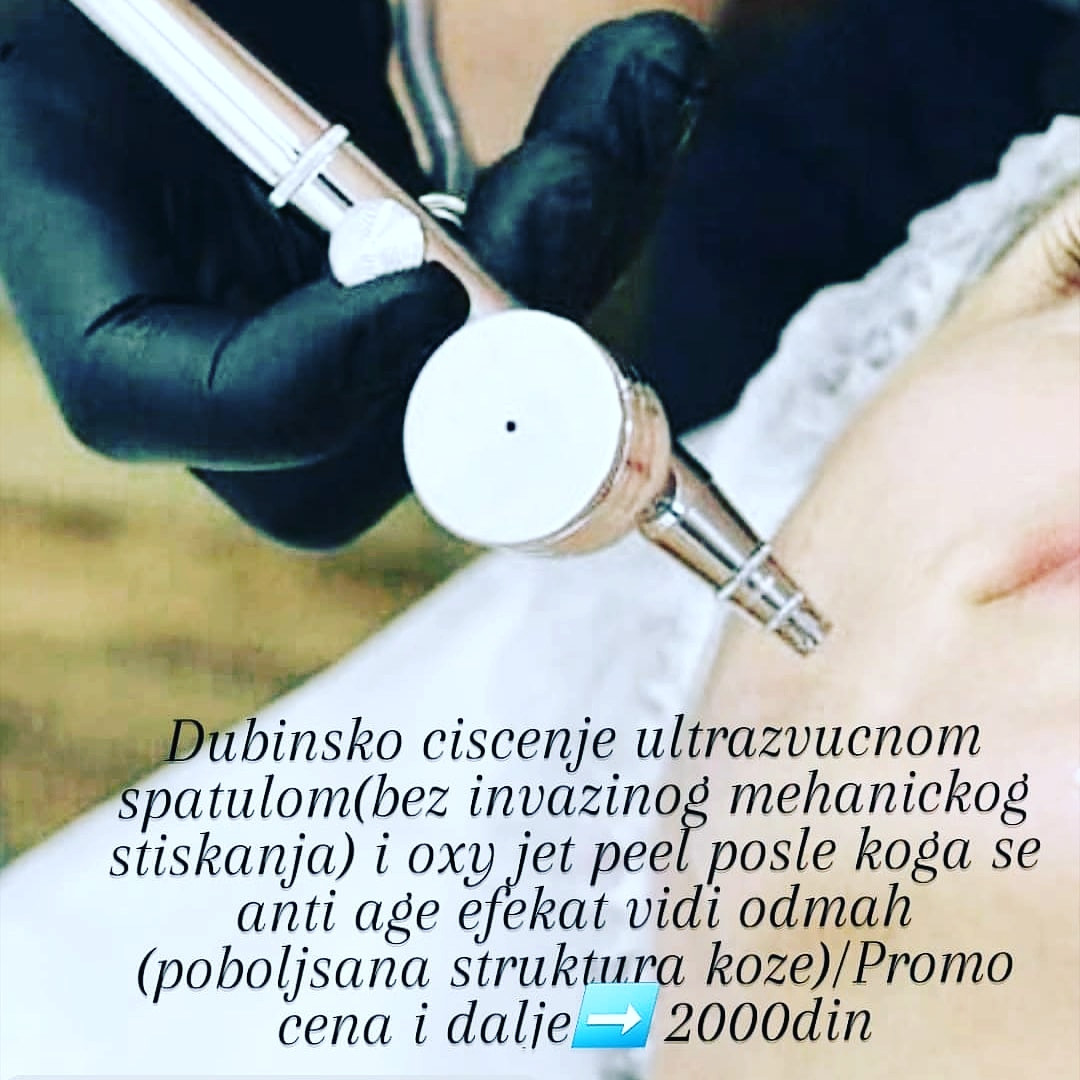 Salon Klinik #beograd Tretman lica Čišćenje lica ultrazvučnom špatulom