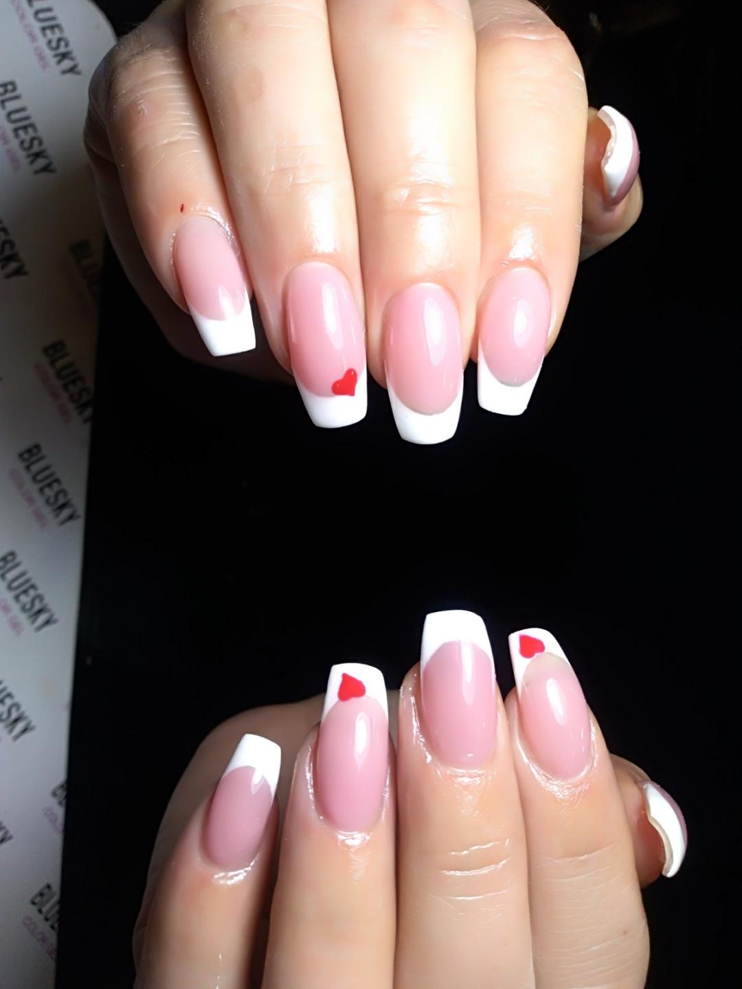 Gel lak + french - ruke - Dve mace 1, Beograd Gel lak Nokti Gel lak, Beograd, Novi Beograd Stari Merkator