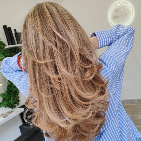 Atelje Glossy Hair #beograd Keratinski tretmani Pramenovi / balayage + Glossy tretman + feniranje - 