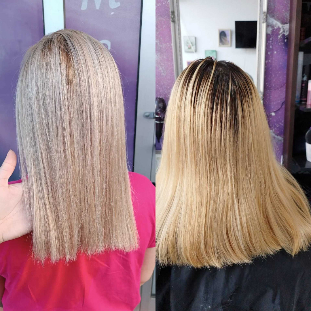 Pramenovi na foliju + preliv + feniranje na ravno / lokne - duga kosa - M Studio 0303, Novi Sad Pramenovi Frizerski saloni Pramenovi, Novi Sad, Sajmište, Detelinara, Banatić