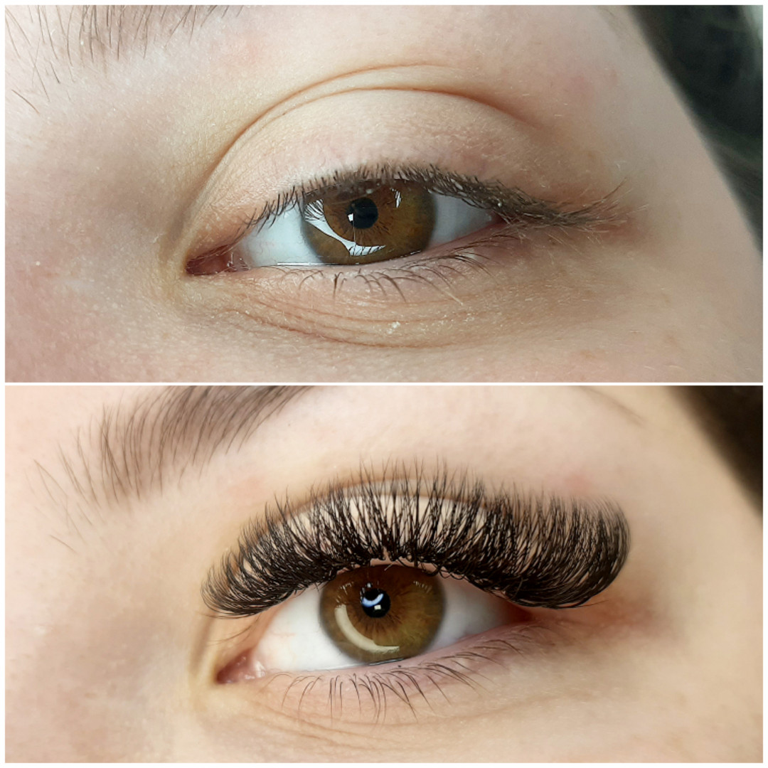 Gloss studio #nis Nadogradnja trepavica Nadogradnja svilenih trepavica - ruski volumen