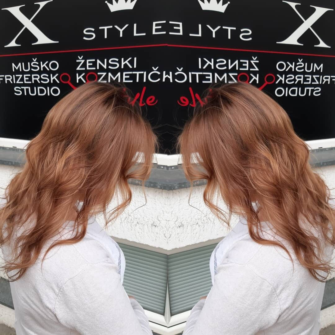 X Style #novisad Ombre, sombre, balayage Balayage + preliv - duga kosa