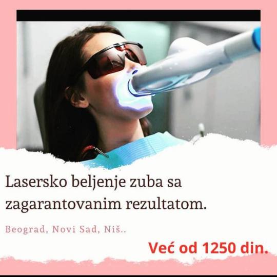 Laser centar Triniti Novi Sad #novisad Zubi Lasersko izbeljivanje zuba - 6 tretmana