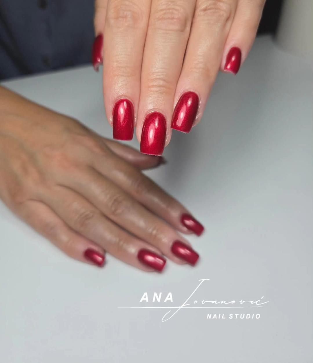 Izlivanje noktiju gelom - M dužina - A. J. Nail Studio, Niš Izlivanje noktiju Nokti Izlivanje noktiju, Niš, Pantelej