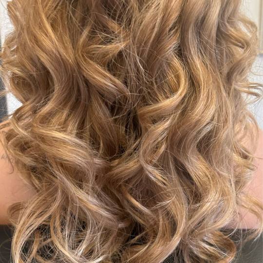 Esthetique Privé #beograd Pramenovi GOLDWELL Pramenovi + preliv + feniranje - duga kosa