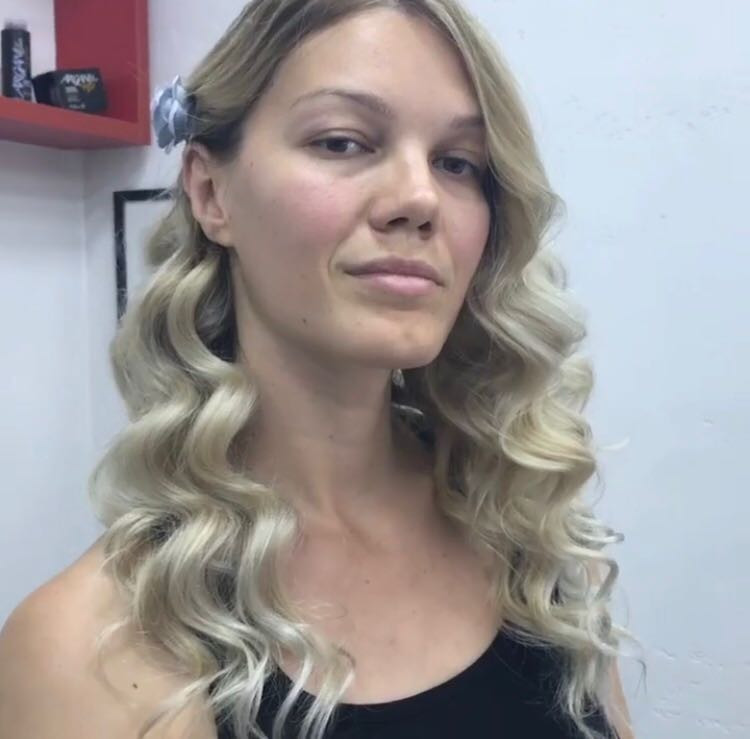 Friends beauty studio #beograd Uvijanje, lokne i talasi