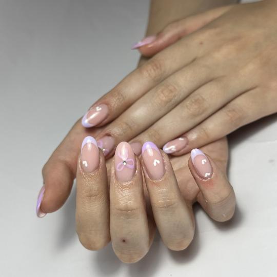 Princess beauty salon #nis Izlivanje noktiju Izlivanje noktiju gelom - S dužina