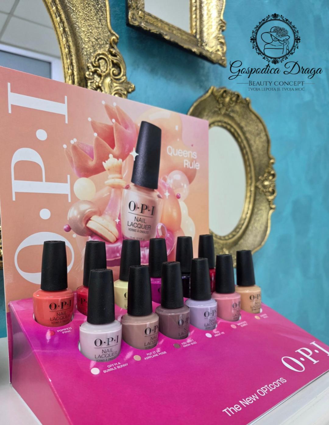 Gospođica Draga #novisad Manikir Manikir + lakiranje OPI lakom