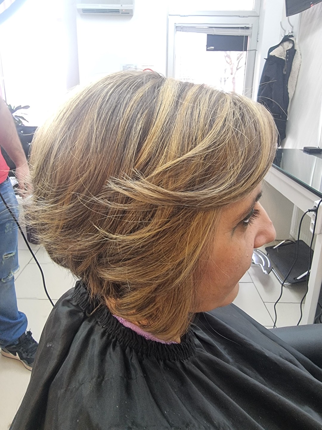 Pramenovi na foliju / Balayage - kratka kosa - Studio Slavica - Cale, Kruševac Pramenovi Frizerski saloni Pramenovi, Kruševac, Centar