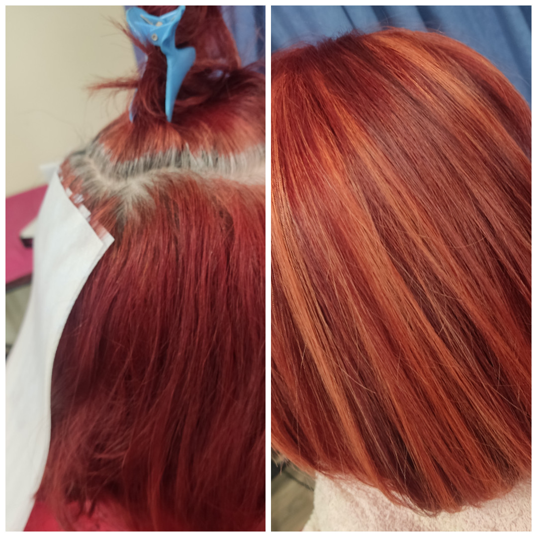 Vanja Hair Still #beograd Pramenovi Pramenovi na foliju - kosa srednje dužine