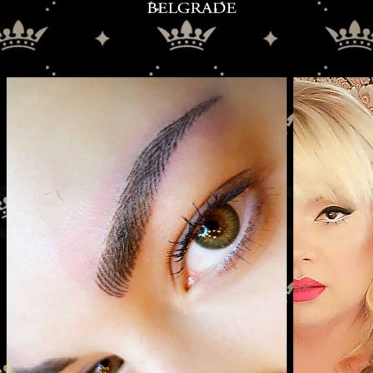 The Princess Academy #beograd Trajna šminka Puder obrve