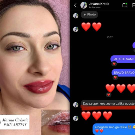 Aurora Beauty Studio #beograd Trajna šminka Trajna šminka usana