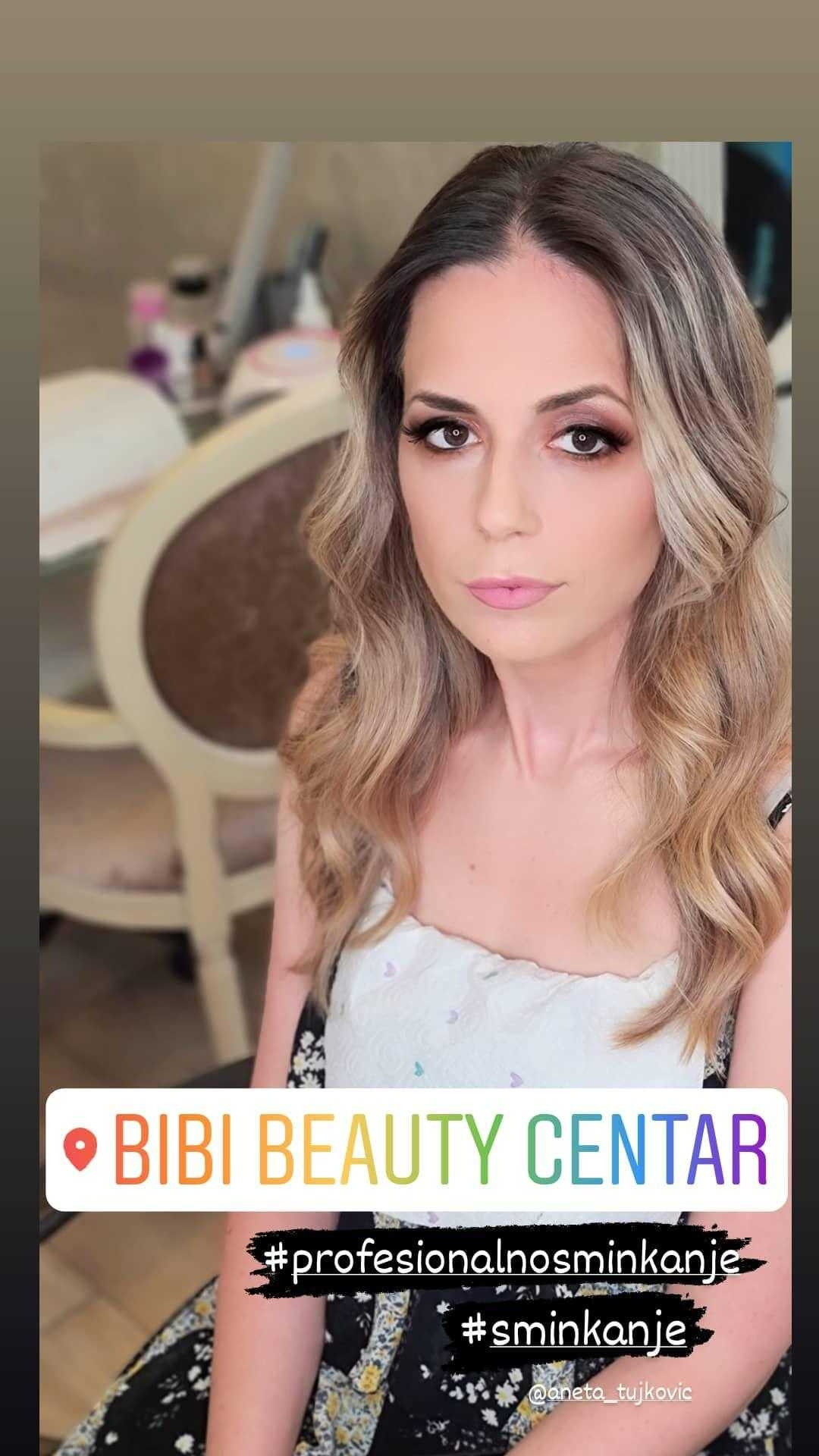 Bibi beauty centar #beograd Make-up / šminkanje Profesionalno šminkanje + veštačke trepavice