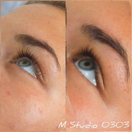 M Studio 0303 #novisad Trepavice Lash lift + farbanje trepavica + botox