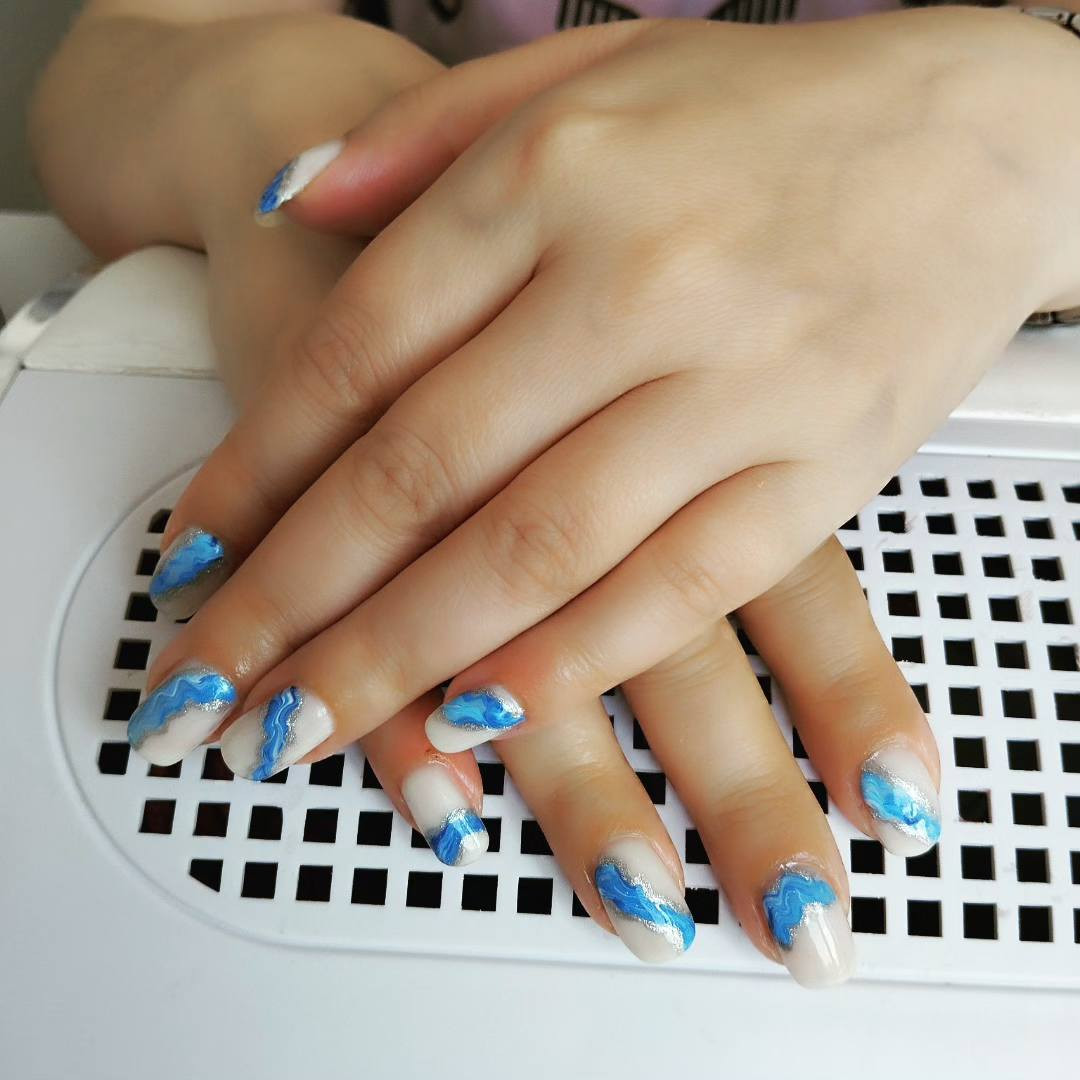 Taci nail art #beograd Ojačavanje noktiju Ojačavanje prirodnih noktiju gelom