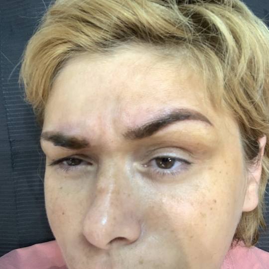 Odraz lepote #beograd Tretman lica Puder obrve Комбинација пудер и hair-stroke об