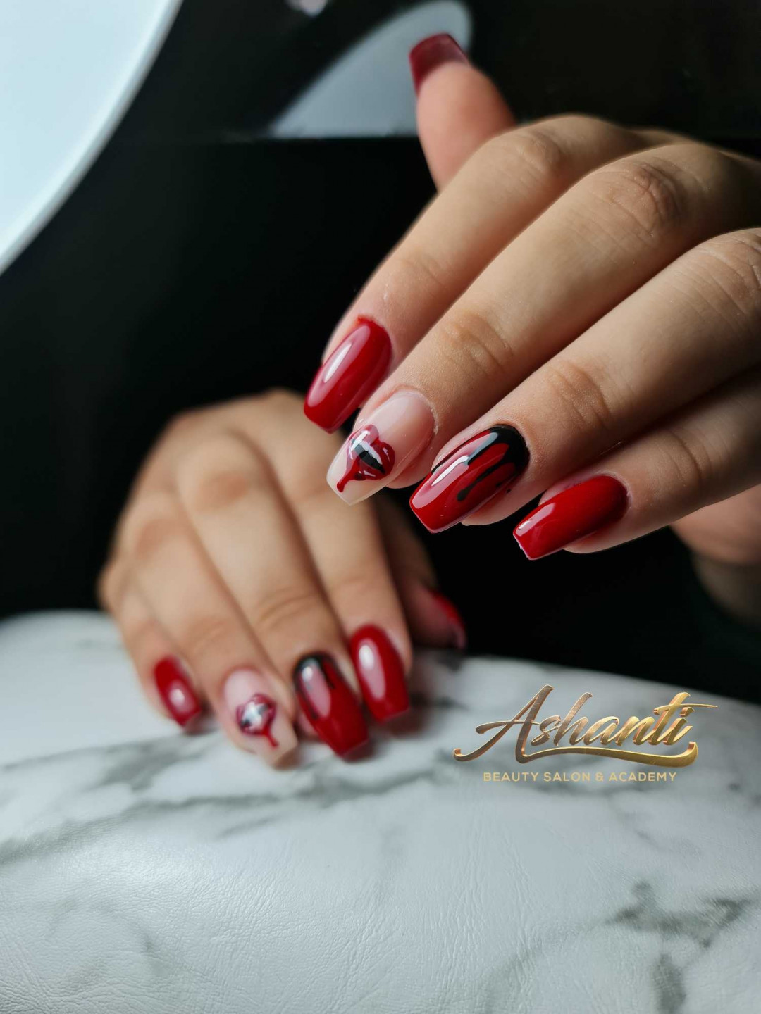 Ashanti Beauty Salon & Academy #beograd Izlivanje noktiju Izlivanje noktiju gelom - S dužina