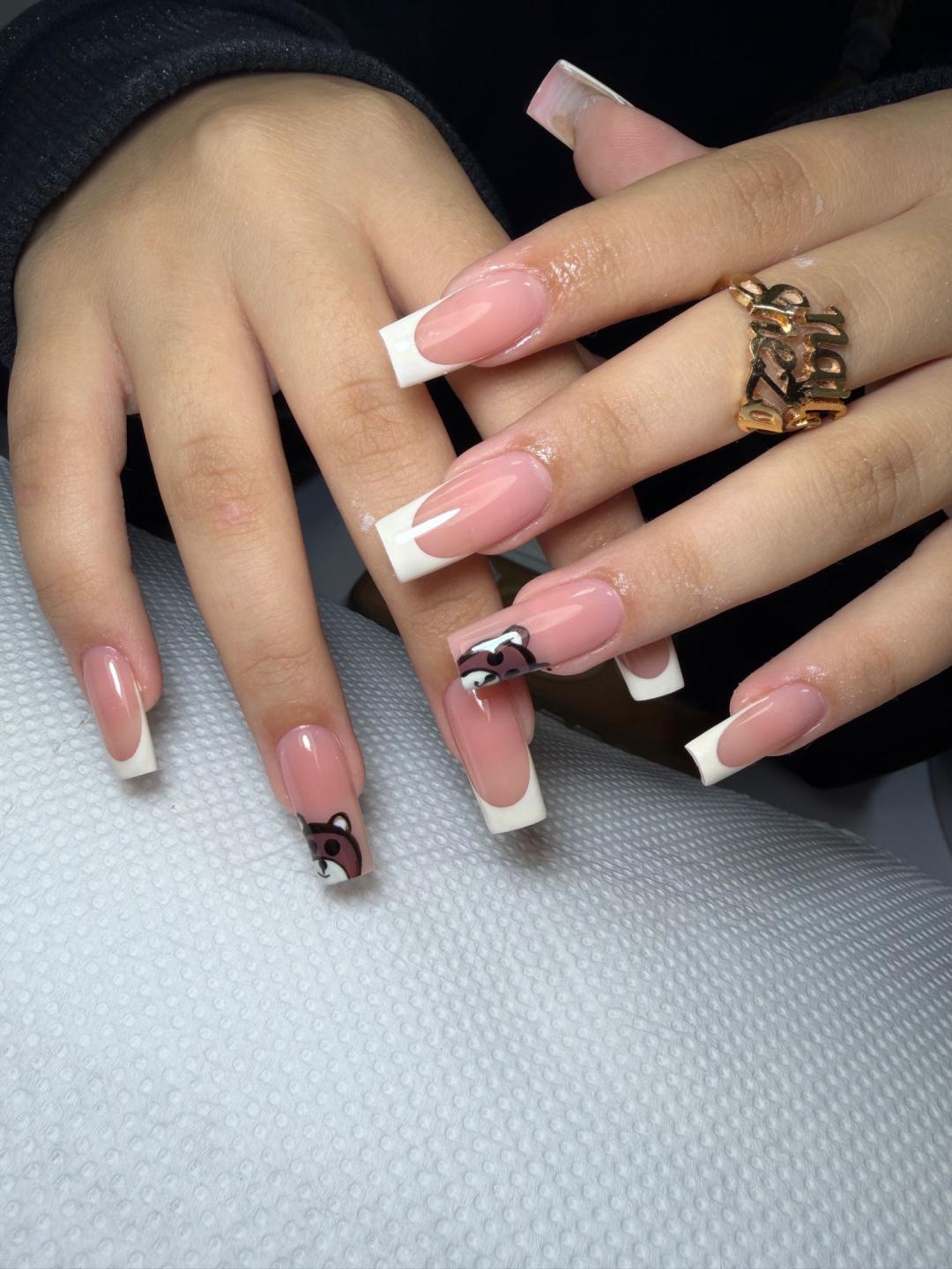 Korekcija noktiju salonski rad - L dužina - Sneža Nails, Beograd Izlivanje noktiju Nokti Izlivanje noktiju, Beograd, Novi Beograd Stari Merkator