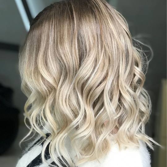 Grey 2 #beograd Ombre, sombre, balayage Balayage + preliv + feniranje + dodatak olaplex - kosa sredn
