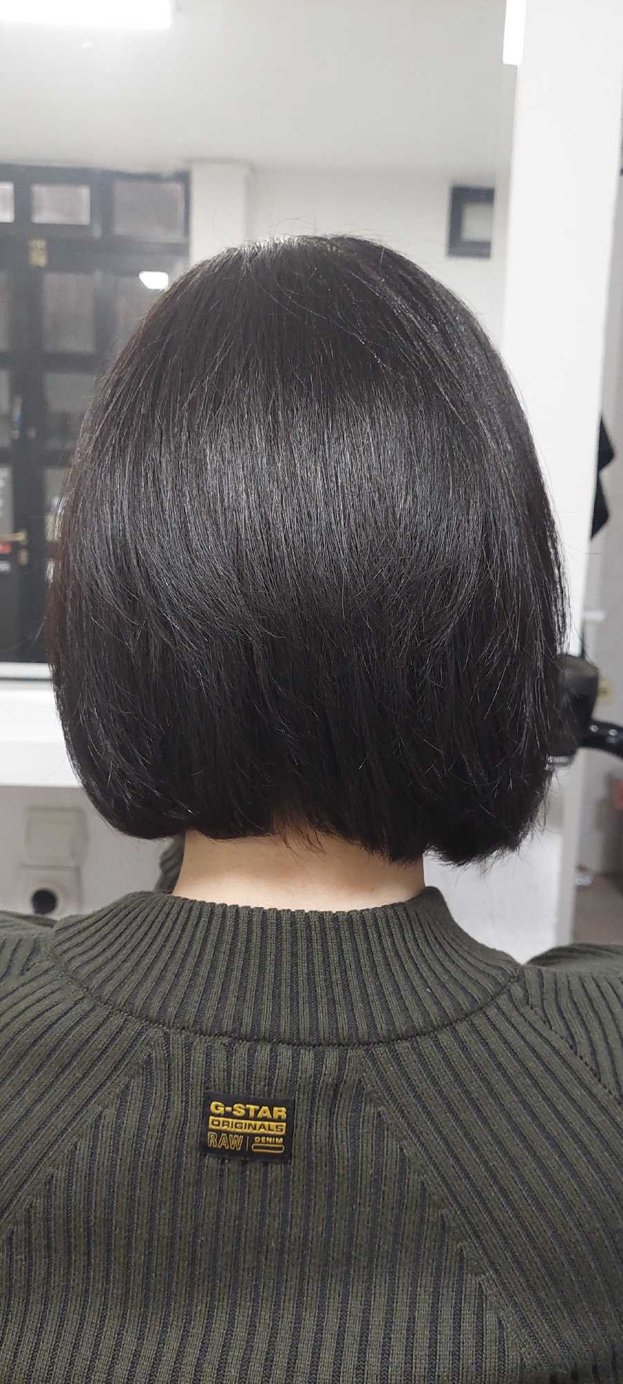 TeoS - Zemun #beograd Keratinski tretmani Keratinsko ispravljanje kose / keratinska nega bez ispravljanja - kosa srednje dužine - paž