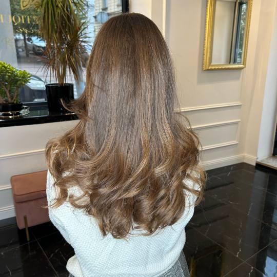 Esthetique Privé #beograd Žensko šišanje Žensko šišanje + feniranje - duga kosa Žensko šiš