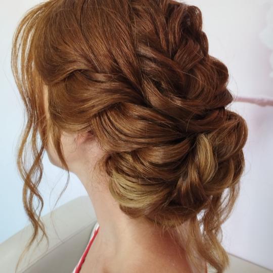 Dve mace 1 #beograd Pletenice, kike, punđe Svečana frizura - složena