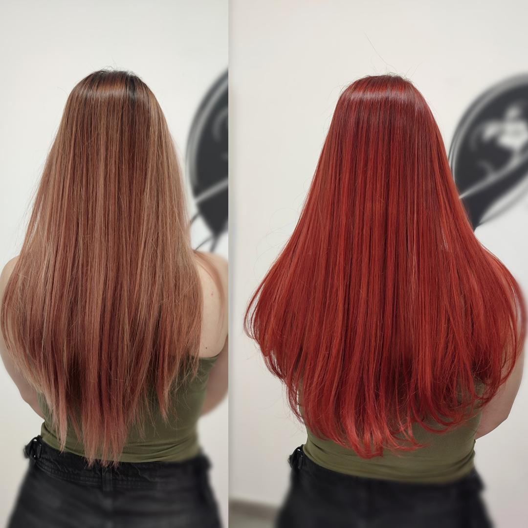 Infinity Hair #novisad Farbanje kose Farbanje cele dužine (profesionalna farba) - ekstra duga kosa (preko lopatica)