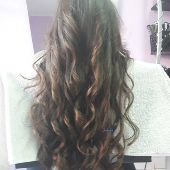 Jovana + #beograd Feniranje i stilizovanje Feniranje na ravno / lokne - ekstra duga kosa 2