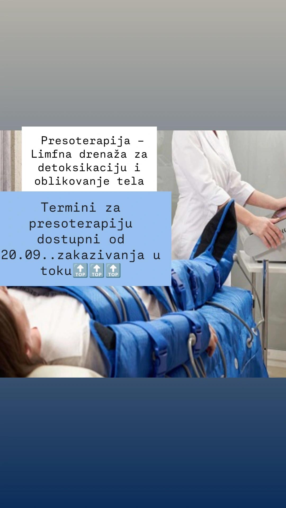 Professional beauty and spa #beograd Tretmani tela Presoterapija - paket od 10 tretmana