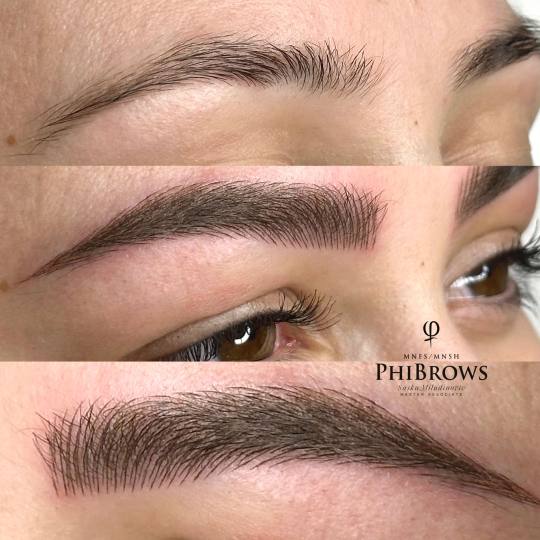 Esthetique Privé #beograd Trajna šminka Trajna šminka obrva - PHI BROWS MICROBLADING