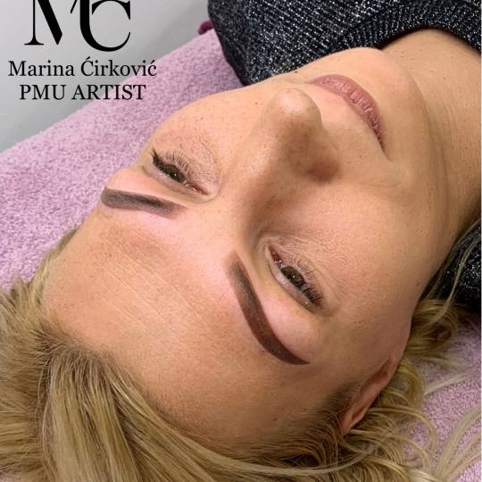 Aurora Beauty Studio #beograd Trajna šminka Puder obrve