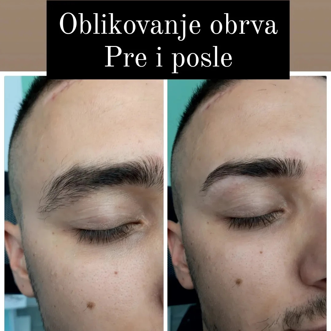 Albina Unisex Studio Lepote #temerin Depilacija toplim voskom Oblikovanje obrva pincetom