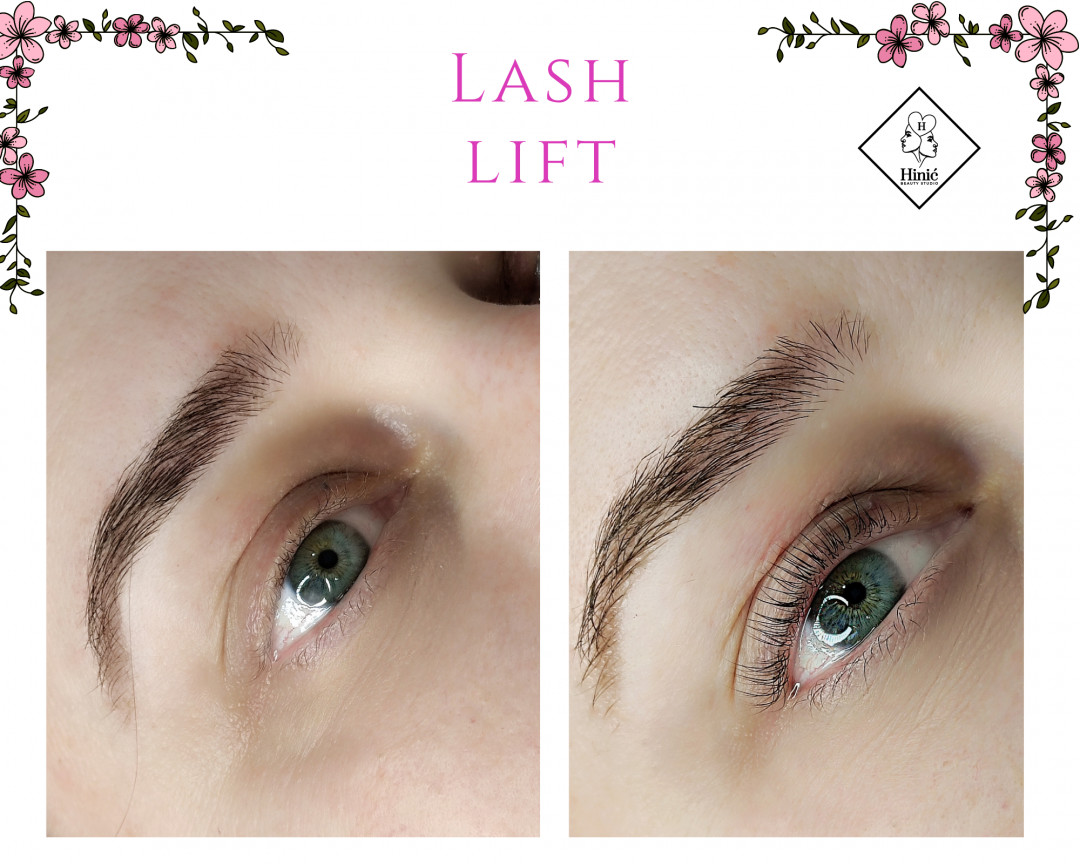 Hinić Beauty studio #beograd Trepavice Lash lift