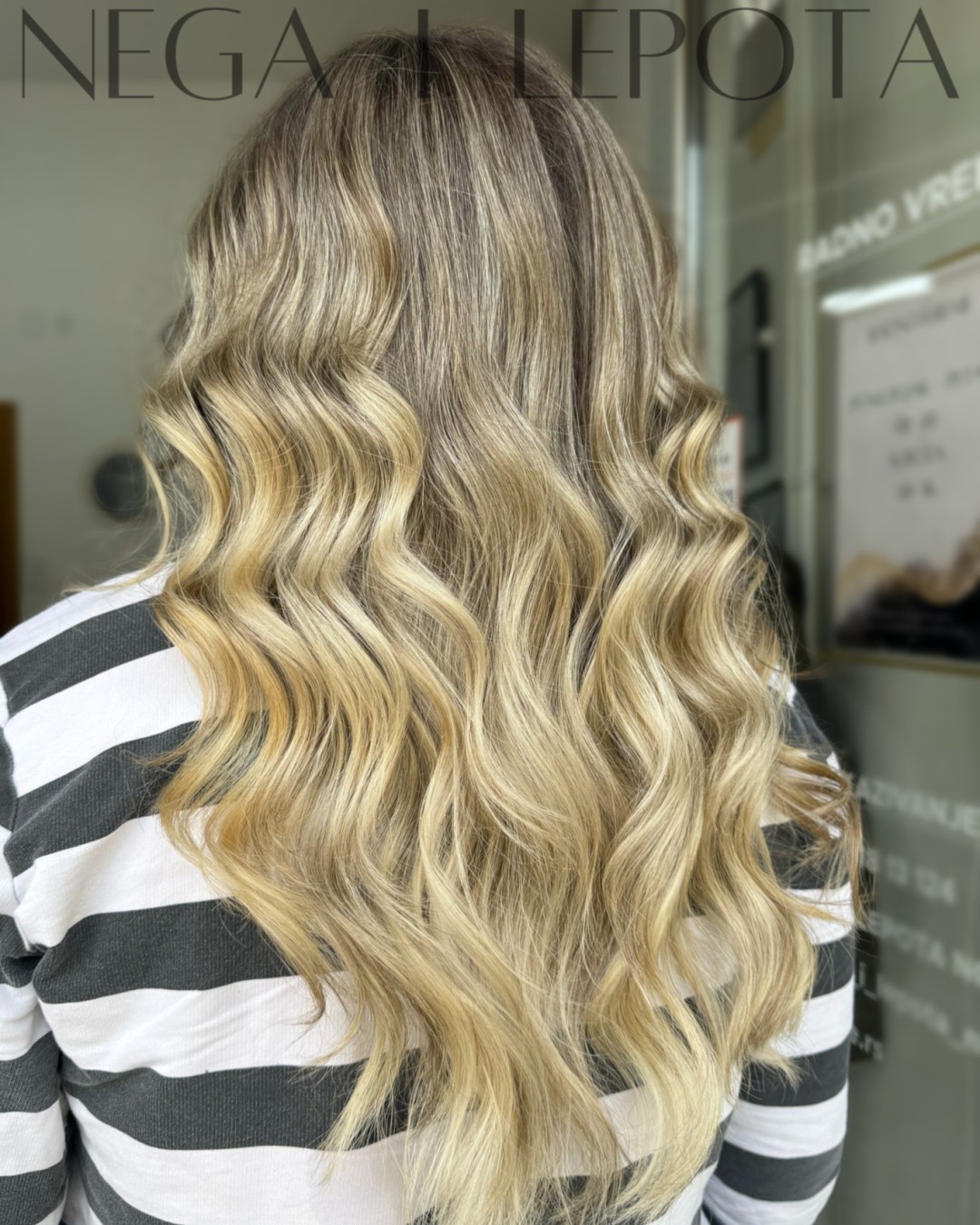 Nega i lepota NS 1 #novisad Pramenovi Balayage paket: pramenovi + preliv + BOTOX + šišanje + feniranje na ravno