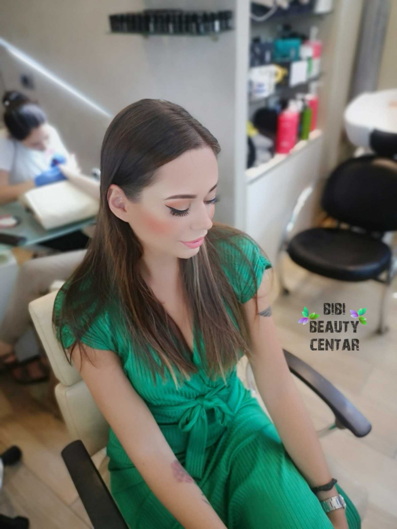 Bibi beauty centar #beograd Make-up / šminkanje Profesionalno šminkanje + veštačke trepavice