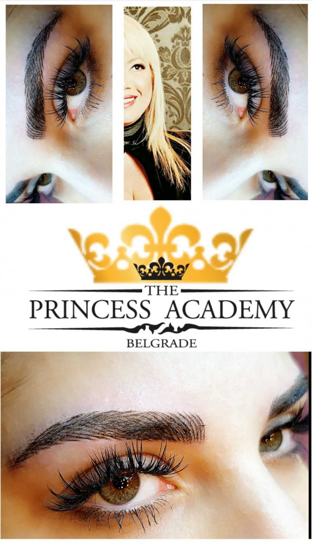 The Princess Academy #beograd Trajna šminka Puder obrve