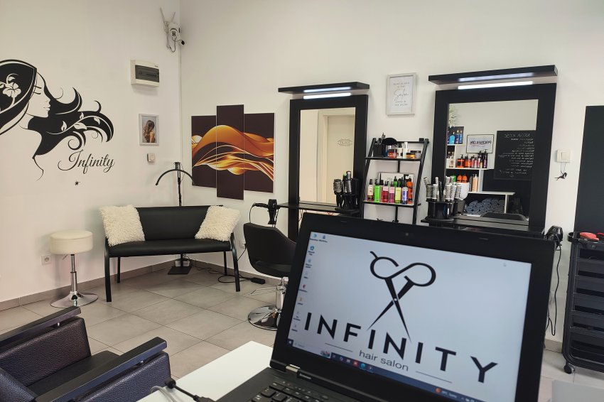Infinity Hair Frizerski salon zakazivanje Novi Sad, Tolstojeva 66