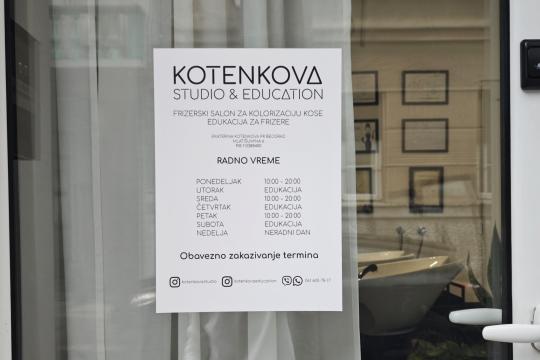 Frizerski salon Kotenkova Studio & Education Beograd